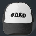 Dad Hashtag Trucker Hat<br><div class="desc">Dad Hashtag Design</div>