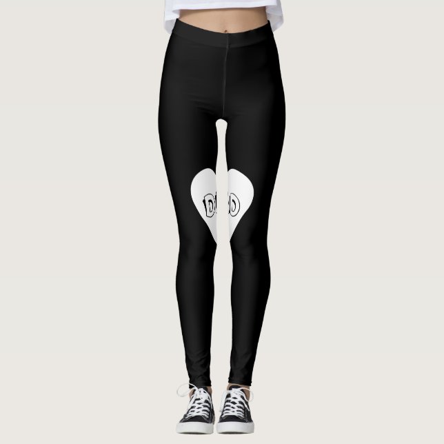 dad heart leggings (Front)