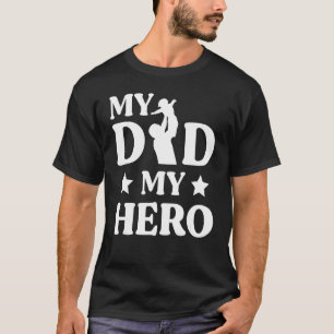 Dad Hero Father Daddy Papa Stepdad Son Daughter Pa T-Shirt