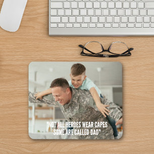 Dad Hero Personalised Father's Day Mouse Pad