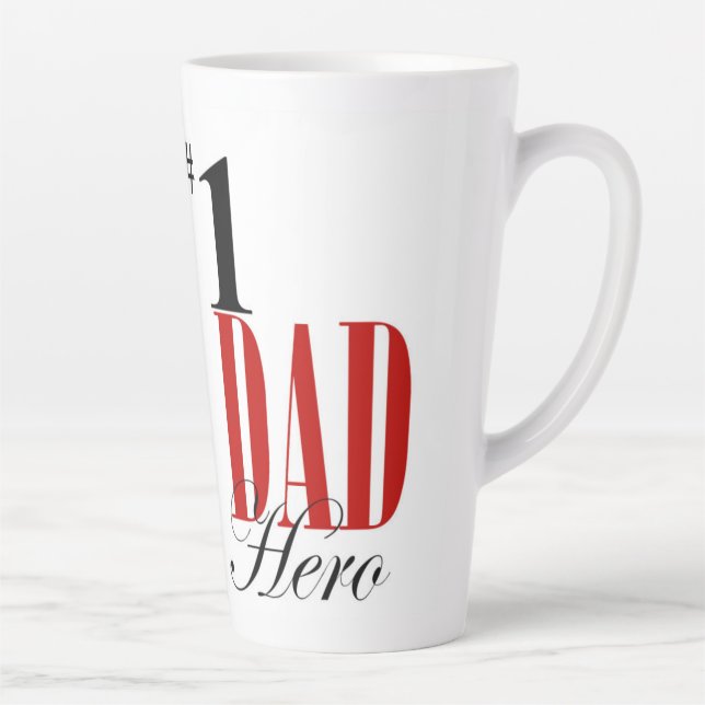 Dad Hero Tall Mug (Right)