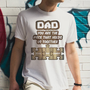 Dad Holding Family Together   2 Names Edition T-Shirt