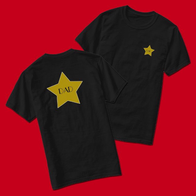 Dad Hollywood Stars Birthday T-Shirt (Creator Uploaded)
