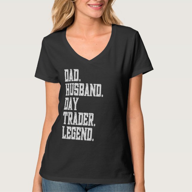 Dad Husband Data scientist Legend T-Shirt (Front)