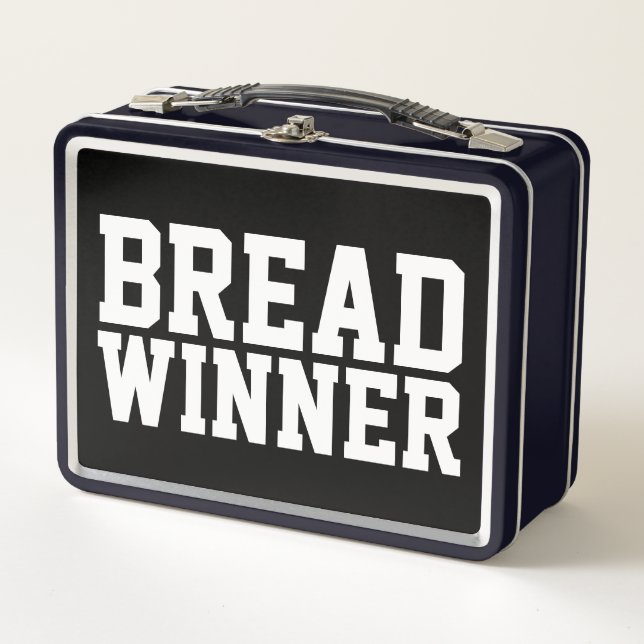 DAD HUSBAND FUNNY RETRO METAL LUNCHBOX (Front)
