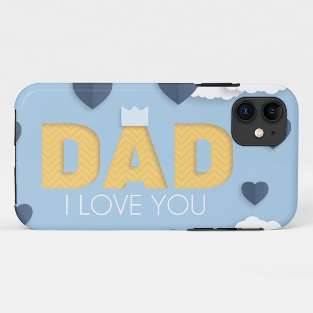Dad I love you, father's day gift  Case-Mate iPhone Case (Back (Horizontal))