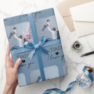 Dad, I Love You" — For Father's Day - Wrapping Paper