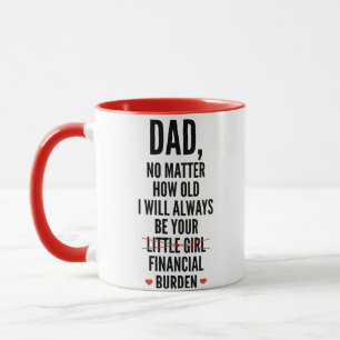 Dad I Will Always Be Your Financial Burden Mug