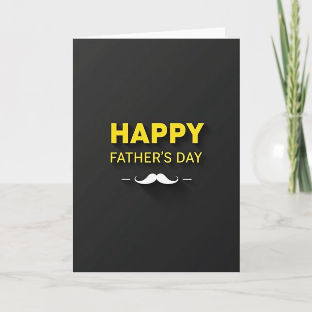Dad Icon Graphic Fathers Day Card (Front)