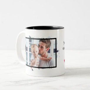 Dad, I'm Your Favorite Child, Custom Photo Funny Two-Tone Coffee Mug