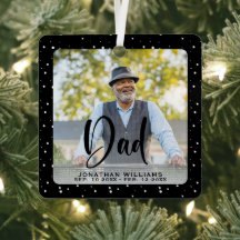 Dad In Loving Memory Photo Christmas