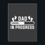 dad in progress First Time funny dad Postcard<br><div class="desc">Celebrate the journey of becoming a dad with this funny tee, perfect for first-time fathers. Featuring the playful phrase "Dad in Progress, " this shirt is ideal for new dads and makes a great gift for Father's Day, baby showers, or any occasion. Show your support and sense of humour as...</div>