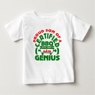 Dad is a barbecue genius  baby T-Shirt
