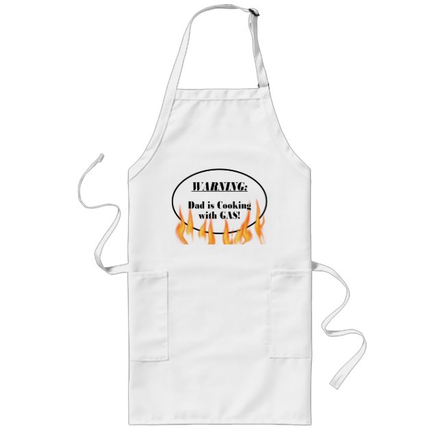 Dad is Cooking with Gas Apron (Front)