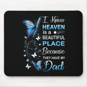 Dad Is My Guardian Angel In Heaven Memorial Day Me Mouse Pad