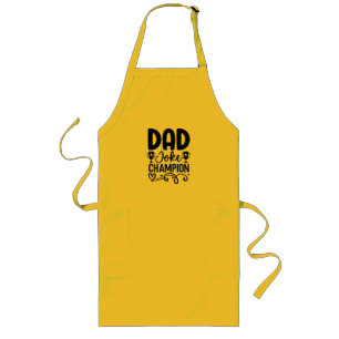 Dad Joke Champion Funny Father’s Day Gift Long Apron