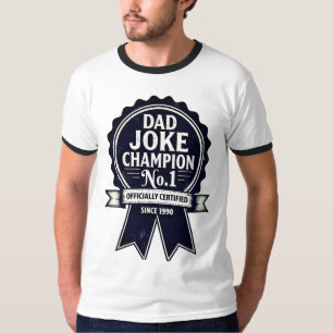 "Dad Joke Champion No. 1" Vintage Award T-Shirt