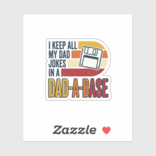 Dad Joke Dad-A-Base Retro Funny Father Vector Desi
