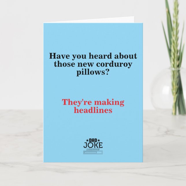 Dad Joke designed Holiday Card (Front)