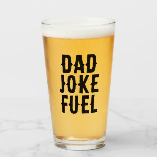 Dad Joke Fuel – Brooklyn Cool Gift fof Father Glass
