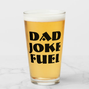 Dad Joke Fuel – Heavy Humour Edition Glass