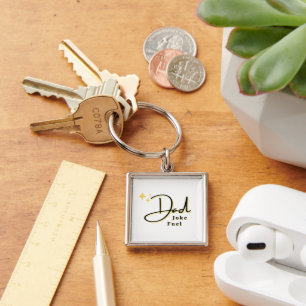 Dad Joke Fuel Modern And Funny Father's Day Key Ring