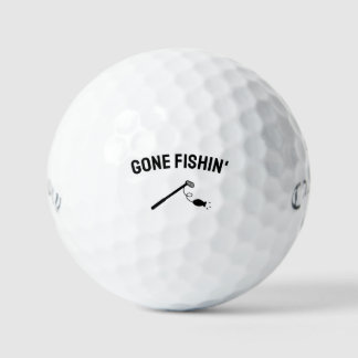 Dad Joke Gone Fishin' Golf Balls