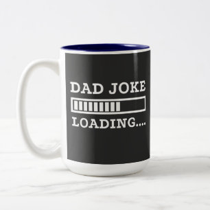 Dad Joke Loading Two-Tone Coffee Mug