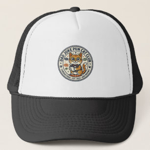 Dad Joke Pun Cat Cat Graphic Tee Art - Dad Joke Pu Trucker Hat