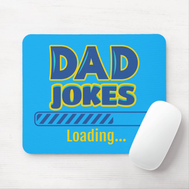 Dad Jokes Loading Mouse Pad (With Mouse)