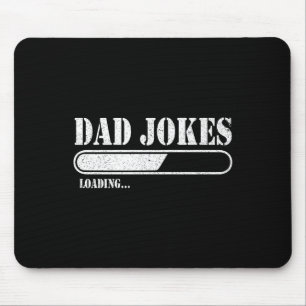 Dad Jokes Loading Premium Mouse Pad