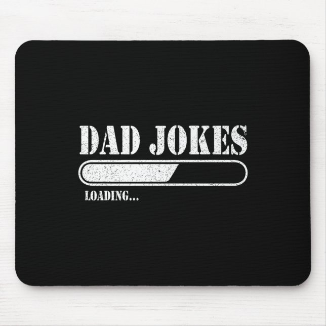 Dad Jokes Loading Premium  Mouse Pad (Front)