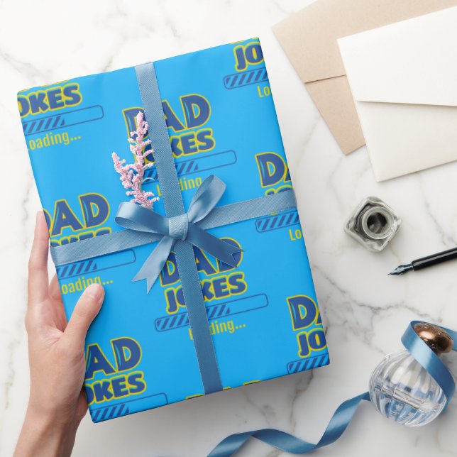 Dad Jokes Loading Wrapping Paper (Gifting)