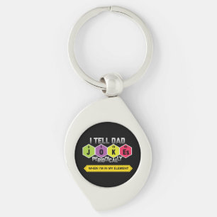 Dad Jokes   Periodic Table   Science   Teacher Key Ring