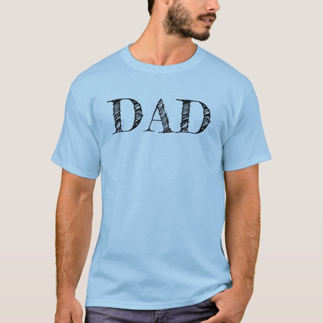 DAD Kid Drawn T-Shirt (Front)