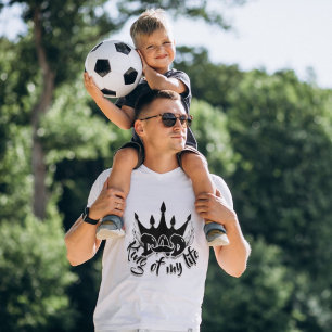 Dad King of my life Modern Father's Day T-Shirt