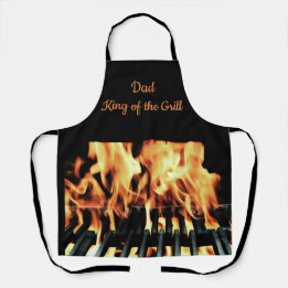 Dad King of the Grill Custom Apron