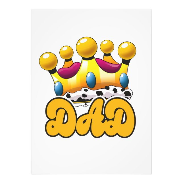 Dad Kings crown Photo Print (Front)