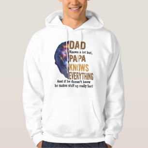 Dad knows a lot but papa knows everything shirt