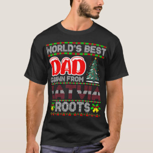 Dad Latvia Christmas Gift Idea Ugly Sweater