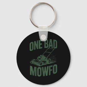 Dad Lawn Mowing One Bad Mowfo Mower Gift Funny Dad Key Ring