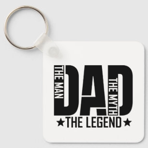 Dad Legend Man Key Ring