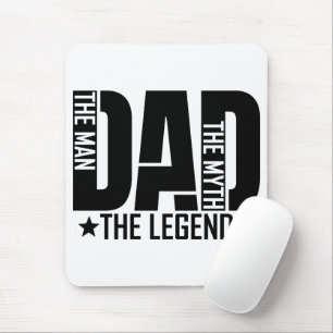 Dad Legend Man Mouse Pad