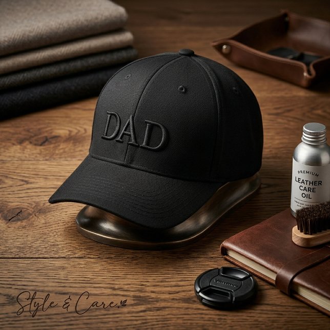DAD Lettering Hat – Simple Embroidered Style (DAD Lettering Hat – Simple Embroidered Style)