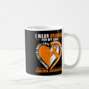Dad Leukaemia Awareness Son Leukaemia Awareness  Coffee Mug