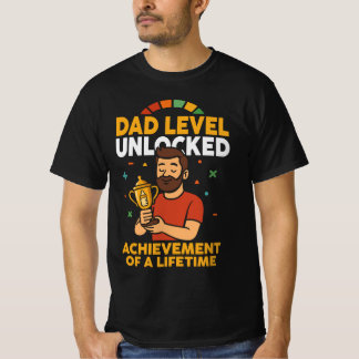 Dad Level Unlocked – Funny Father’s Day Gift T-Shirt