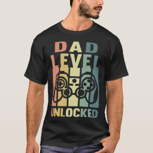 Dad Level Unlocked Gaming Daddy To Be Soon To Be F T-Shirt