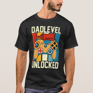 Dad Level Unlocked New Dad Father Pregnancy Announ T-Shirt