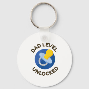 Dad Level Unlocked New Daddy Gifting Ideas Key Ring