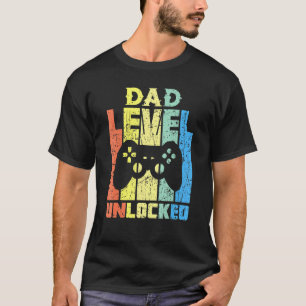 Dad Level Unlocked Soon To Be Father Pregnancy Ann T-Shirt